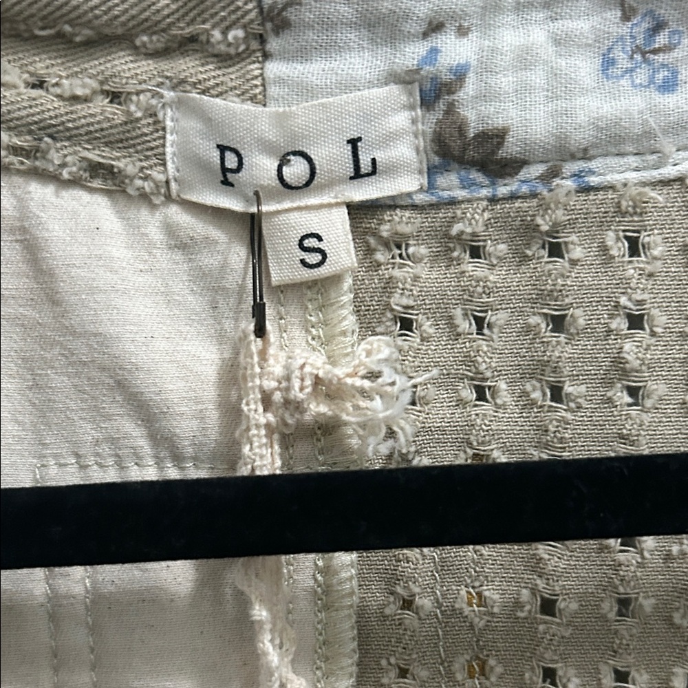 POL Beige Patchwork Cardigan - Picture 10 of 10